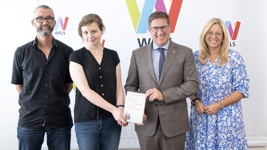 Antrittsbesuch Stadtschreiberin Diwiak Rabl Raggl