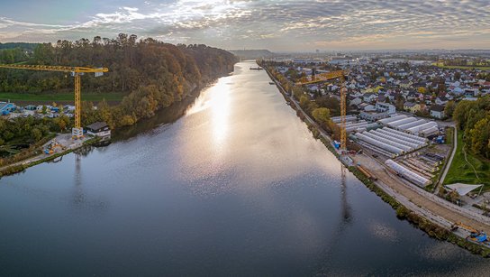 Verkehrsausschuss Städtebund Baustelle Traunbrücke
