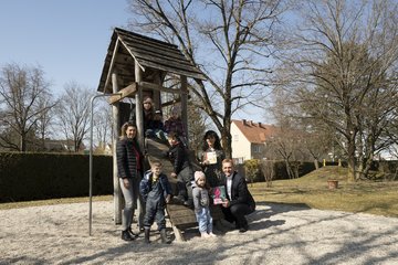 Vizebürgermeister Schinninger Kindergarten Robert-Koch-Straße