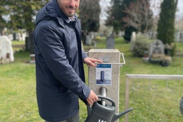 Stadtrat Ralph Schäfer, Wasser, Friedhof