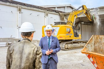 Volksgarten Baustelle