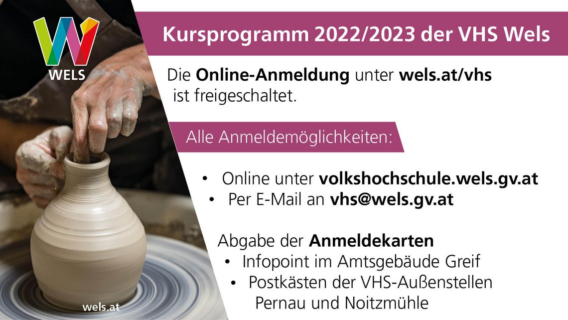 VHS Anmeldung 2022/2023