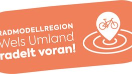 Logo: Radmodellregion Wels Umland radelt voran!