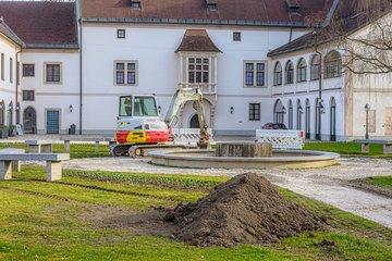 Wegeerneuerung Burggarten