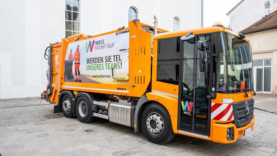 Neues Abfallfahrzeug