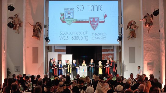 50 Jahre Städtepartnerschaft Wels Straubing Chor Gäste © Michael Thallinger