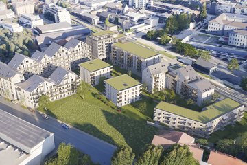 Visualisierung Lokalbahnareal © Lichtflutvisuals