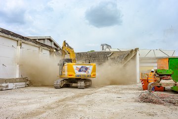 Volksgarten Baustelle