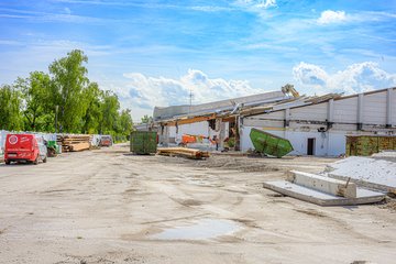 Abriss Messehallen Juni 2025