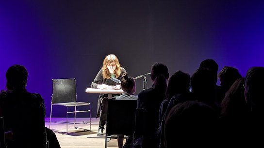 Lesung Stadtschreiberin Irene Diwiak 2023 © Medienkulturhaus