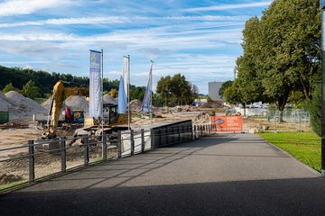 Volksgarten Baustelle