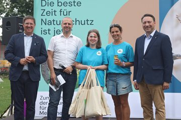 Umweltschutzpreis 2025 Haimbuchner Rabl Rammerstorfer © Land OÖ Daniel Kauder