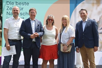 Umweltschutzpreis 2025 Haimbuchner Rabl Rammerstorfer © Land OÖ Daniel Kauder
