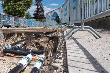 eww Fernwärme Bauarbeiten