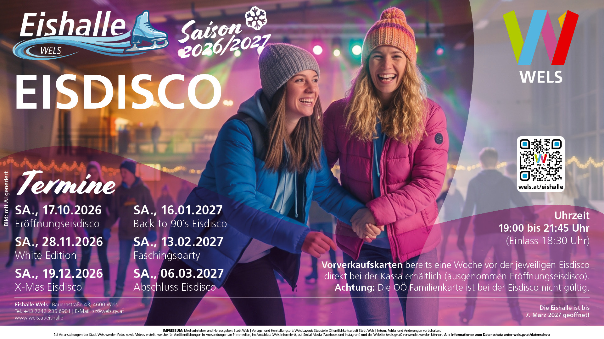 Eisdisco-Termine 2026/27