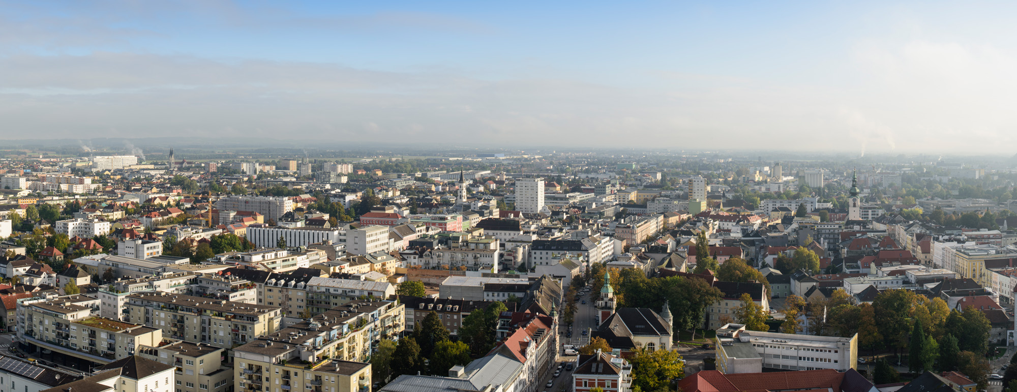 Panoramabild von Wels